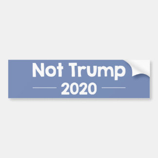 Inte Trump 2020 Bildekal