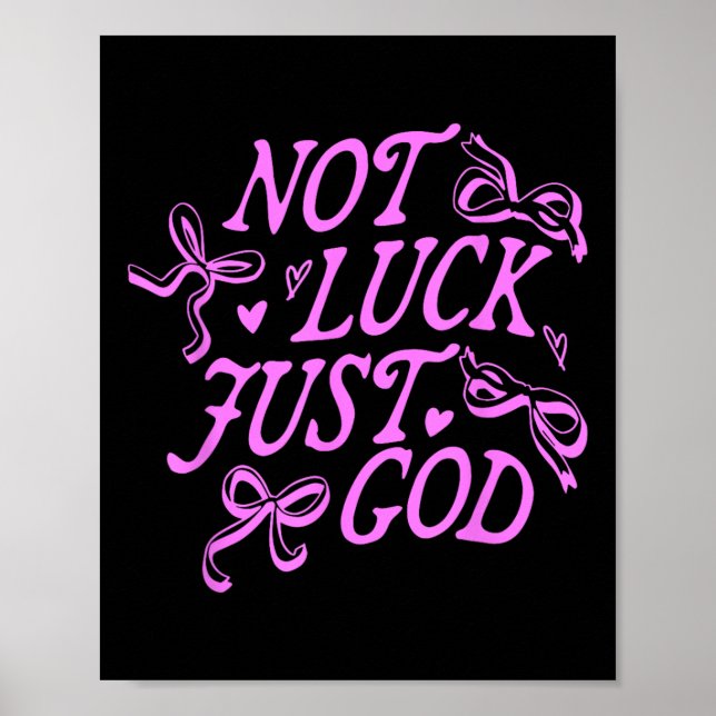 Inte tur bara Gud Jesus Kristus design  Poster (Framsidan)