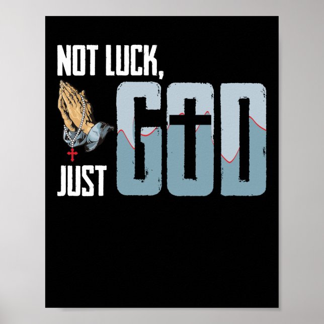 Inte tur, bara Gud Poster (Framsidan)