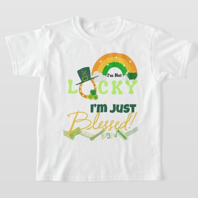 Inte tur men välsignad t-shirt (Laydown)