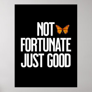 Inte Tur Sist Bra Monarkfjäril Citat Poster