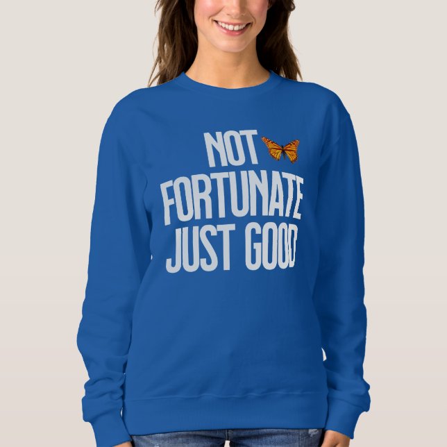 Inte Tur Sist Bra Monarkfjäril Citat T Shirt (Framsida)