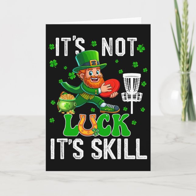 Inte tur stolt skicklighet St. Patrick's Day man s Kort (Framsida)