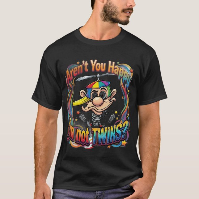 Inte tvillingar t-shirt (Framsida)