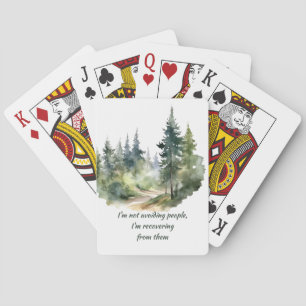 Inte Undviker Människor Jag Tillfrisknar Från Dem Casinokort
