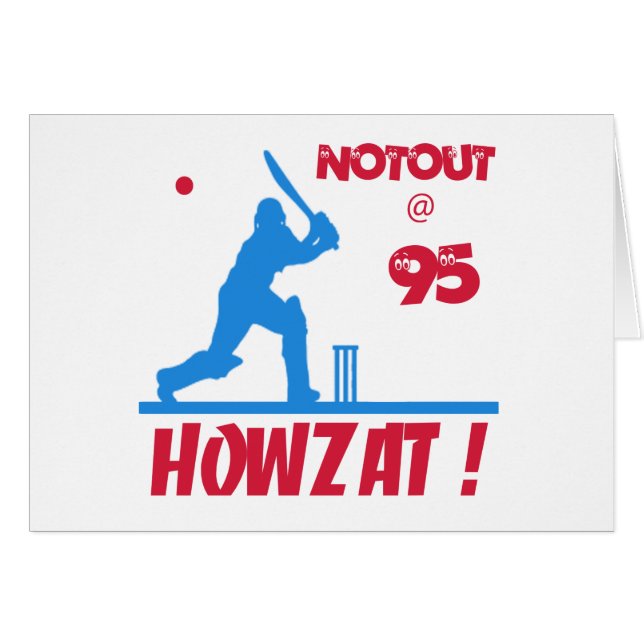 Inte ut på 95 hälsningskort (Framsidan Horizontal)