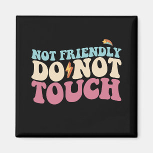 Inte Vänlig Rör Mig Inte Rolig Introvert Magnet