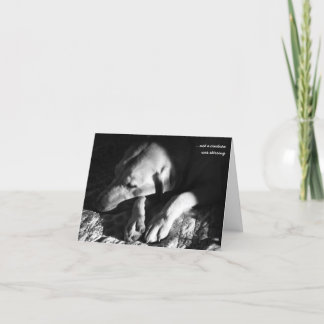 … inte var en varelse rörd helgkort