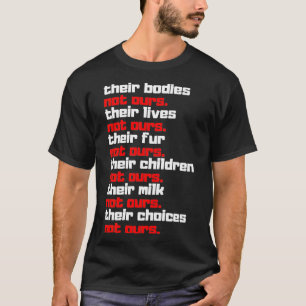 Inte vår Höger-aktivist Vegan Vegetarian T Shirt