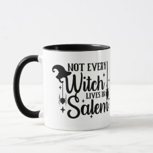 Inte varje häxa bor i Salem Halloween Mugg