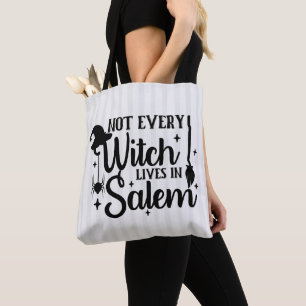 Inte varje häxa bor i Salem Halloween Tygkasse