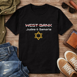 Inte Västbanken, Judea Samaria Israel T Shirt