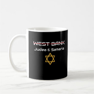 Inte Väster Bank, Judea Samaria Israel Kaffemugg