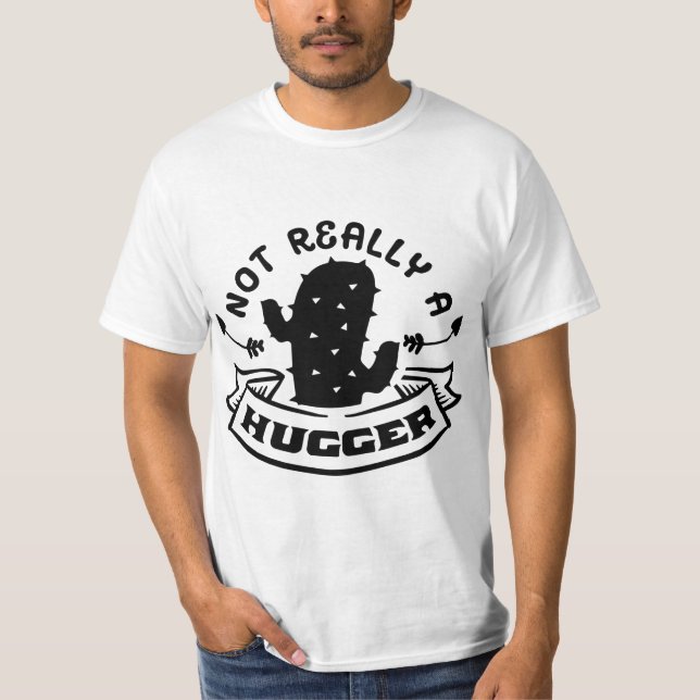 Inte Verkligen A Huger T Shirt (Framsida)