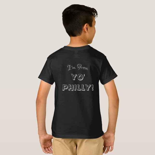 Inte vet du I-förmiddag från Yo Philly Tee (Hel baksida)
