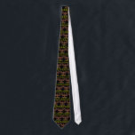 Inte vid styrkatien slips<br><div class="desc">Inte vid styrka, inte vid Power den Chanukah för menora för fred Chanukiah/designen. Menora med fredsymbol.</div>