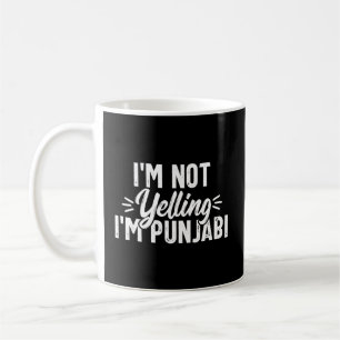 Inte Yelling Punjabi Desi Sikh indisk Novelty Kaffemugg