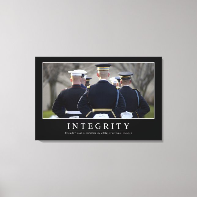 Integritet: inspirationsoffert canvastryck (Framsida)