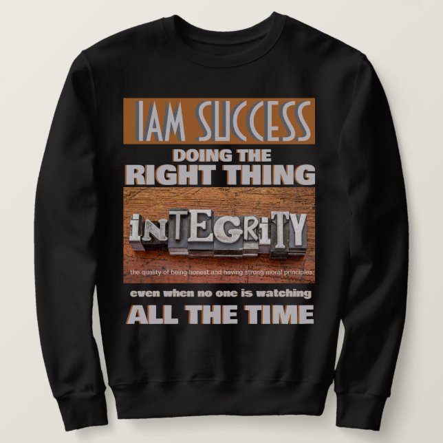 INTEGRITET LÅNG ÄRMAD TRÖJA (Design framsida)