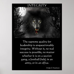 INTEGRITET Poster