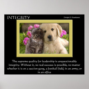 INTEGRITET Poster
