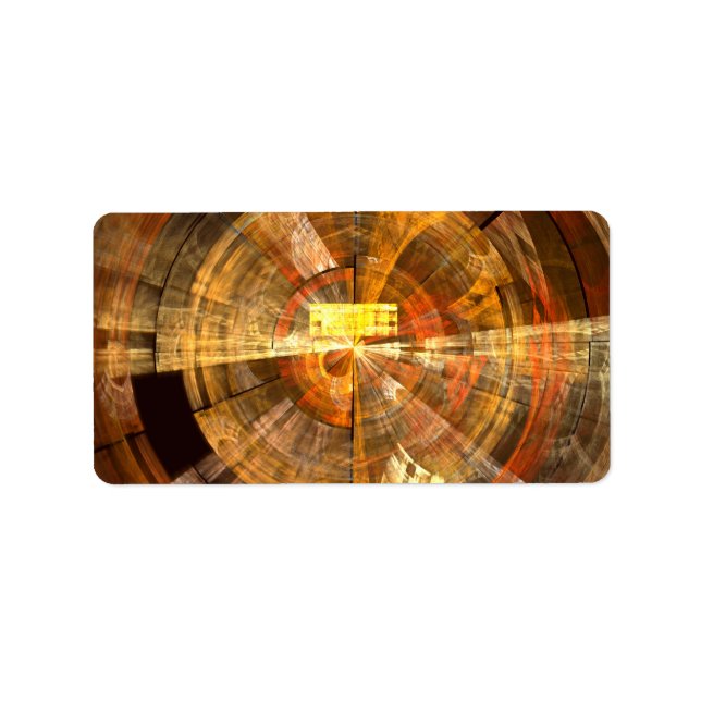 Integrity Abstrakt Art Adressetikett (Framsidan)