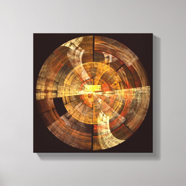 Integrity Abstrakt Art Black and White Canvastryck (Framsida)