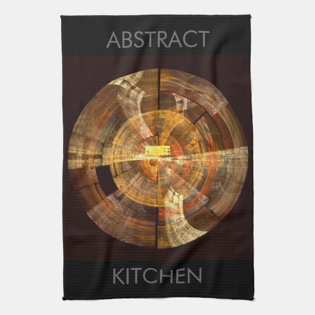 Integrity Abstrakt Art Kitchen Towel Kökshandduk (Vertikal)