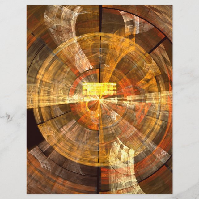 Integrity Abstrakt Art Letterhead (Framsida)