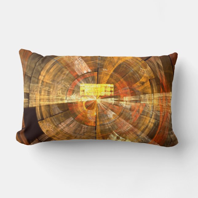 Integrity Abstrakt Art Lumbar Pillow Lumbarkudde (Framsida)