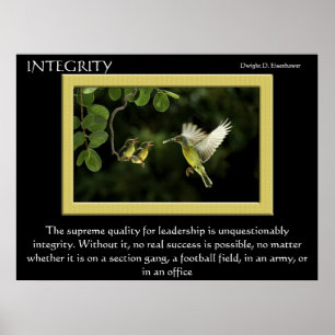 INTEGRITY Hummingbird Poster