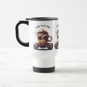 INTELKTUELLT KAFFE I EN SKATER RESEMUGG