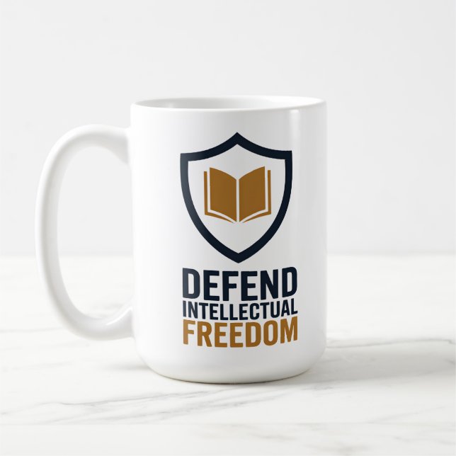 Intellectual Freedom Defense Kaffemugg (Vänster)