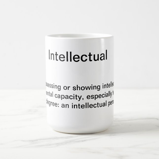 Intellektuell kaffemugg (Center)
