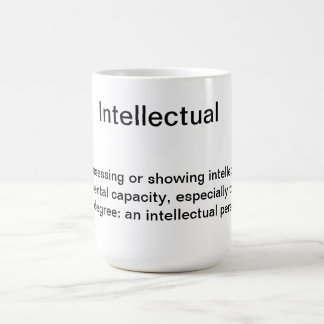 Intellektuell kaffemugg