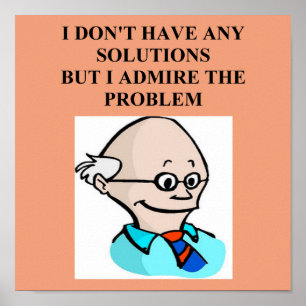 intellektuell snobbprofessorproblem poster