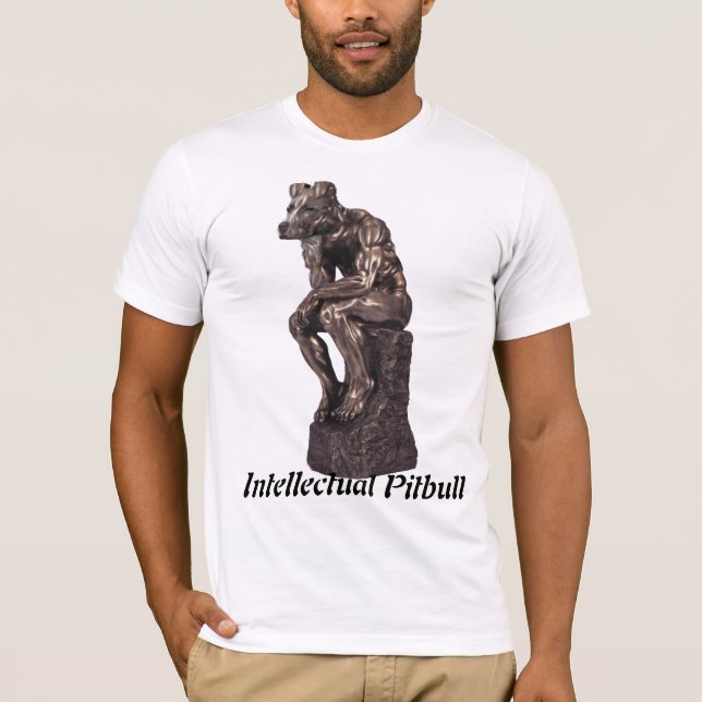 Intellektuella Pitbull T-shirt (Framsida)