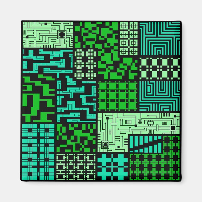 "Intelligence" kvadratmagnet Magnet (Framsidan)