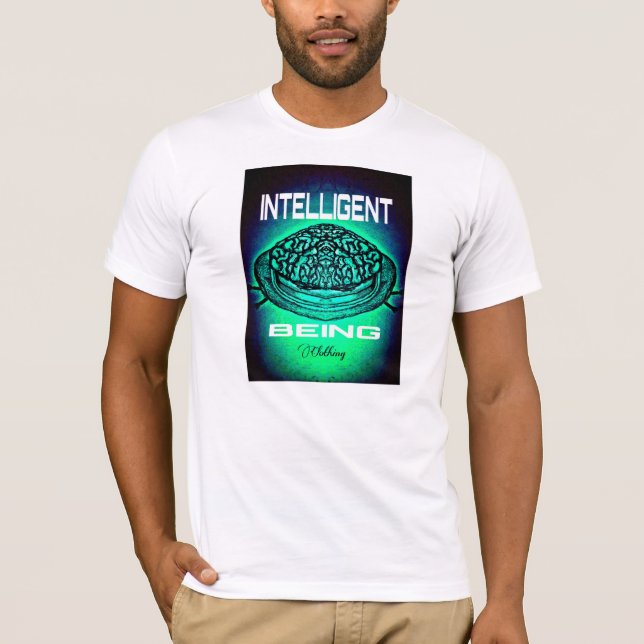 Intelligent beklädnad T-Shirt (Turq) (Framsida)