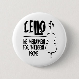 Intelligent Cellist Line Teckning Knapp