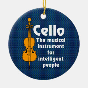 Intelligent Cello Julgransprydnad Keramik