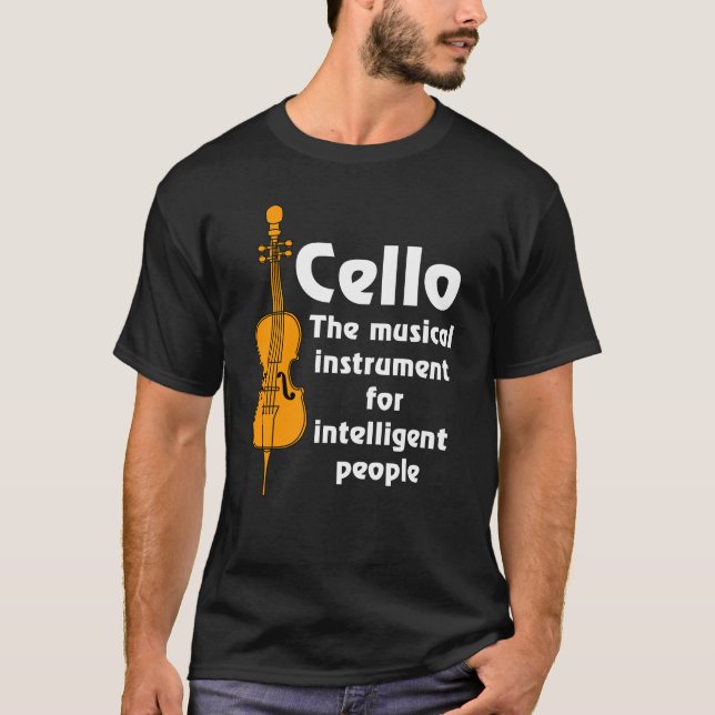 Intelligent Cello T Shirt (Framsida)