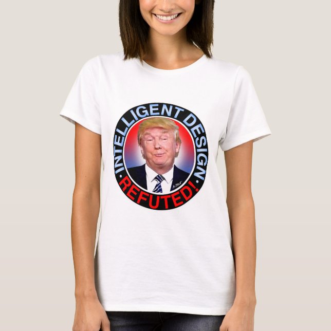 Intelligent design har avvisats - t shirt (Framsida)