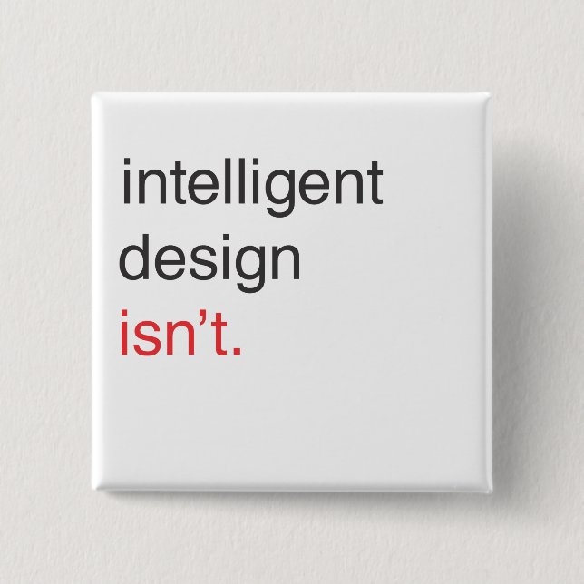 intelligent design knapp (Framsida)