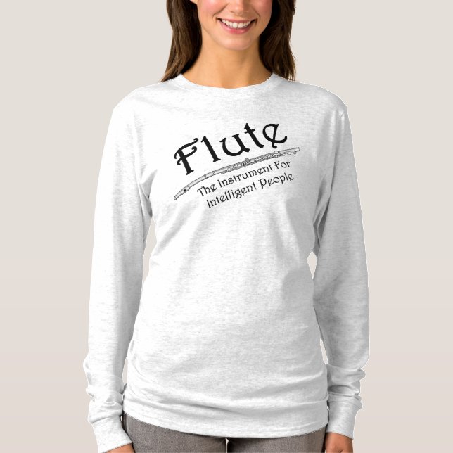 Intelligent flute t shirt (Framsida)