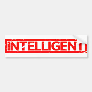 Intelligent Frimärke Bildekal