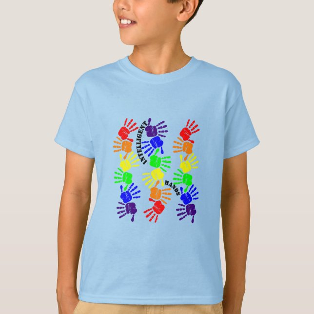 INTELLIGENT HÄNDER T-Shirt (Framsida)