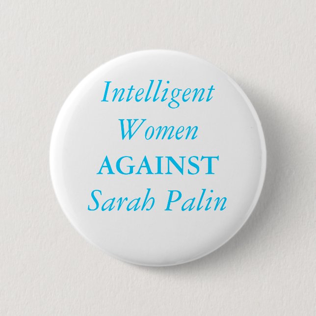Intelligent kvinnor, MOT, Sarah Palin Knapp (Framsida)