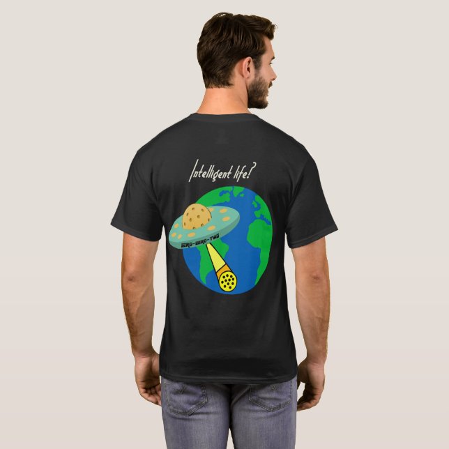 Intelligent liv? t-shirt (Hel baksida)