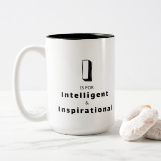 Intelligent och Inspirerande I - Personlig Lyx Två-Tonad Mugg